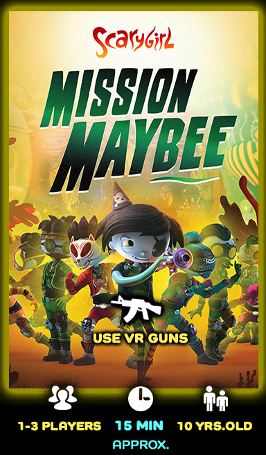 mission maybee vr arena poster